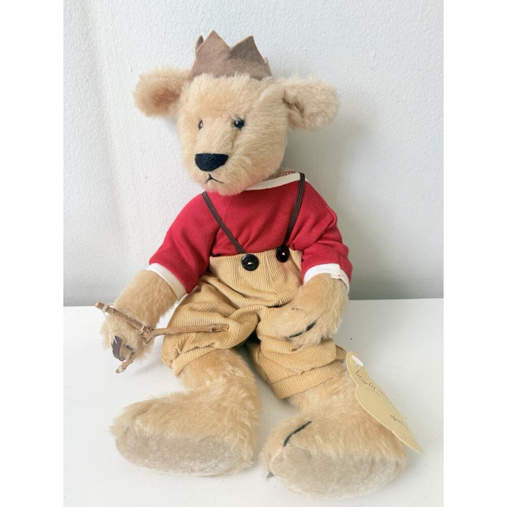Vintage Bearly There Inc Sparky Teddy Bear 16” Phil Lehner Tagged Plush